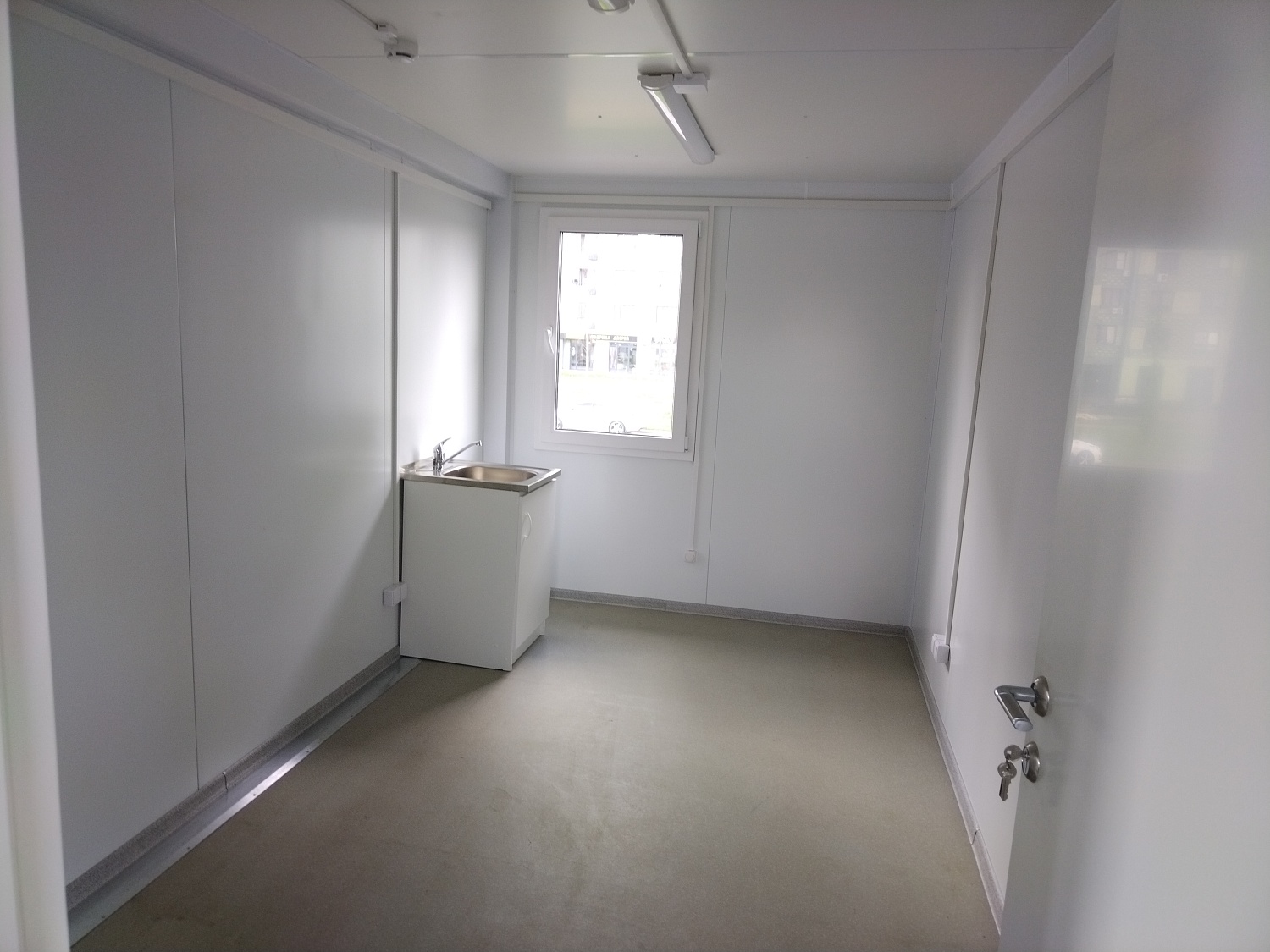 Штаб строительства в Некрасовке на базе 16 модулей "Звезда"